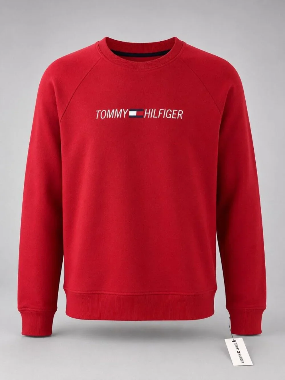 Tommy Hilfiger Sport Men’s Size XL Sweatshirt Red Fleece Crewneck Logo - NWT